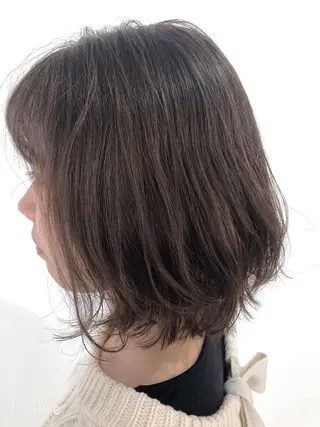 ミディアム eins.hair所属・過去一の柔髪ヘア 🌿einshairのヘアスタイル