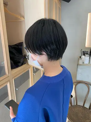 ショート TENELE所属・チバ タクミのヘアスタイル