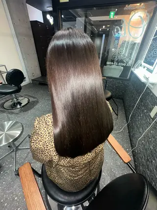 ロング カラー パーマ 髪質改善⭐️縮毛矯正 中野⭐️Rinaのヘアスタイル