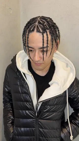 ミディアム ヘアアレンジ メンズ メンズ/特殊ヘア パーマ🕷️小夏貴也のヘアスタイル