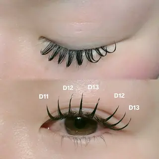 マツエク・マツパ Veil ayakaのマツエク・マツパデザイン