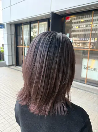ミディアム MODEK's阿倍野 HONOKAのヘアスタイル
