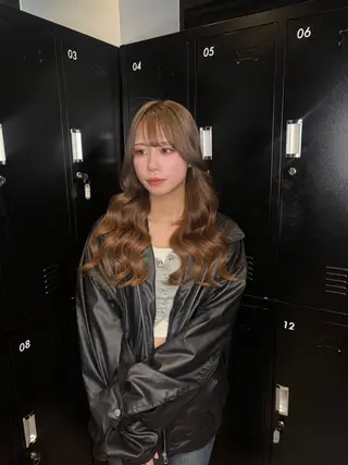 ロング ハイトーン/エクステ Renk@ 𖤐ﾐのヘアスタイル