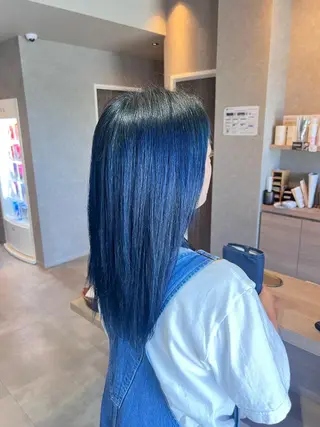 セミロング カラー 藤森結子/韓国ヘア/ パーソナルカラー診断のヘアスタイル