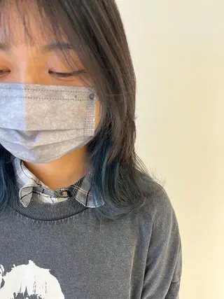 ミディアム カラー 美髪矯正/髪質改善/ 艶髪🤍伊藤梨紗のヘアスタイル