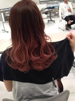 ミディアム セミロング ロング カラー 韓国ヘア 山本勝志のヘアスタイル