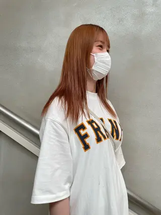 ロング カラー 佐藤 永夏のヘアスタイル