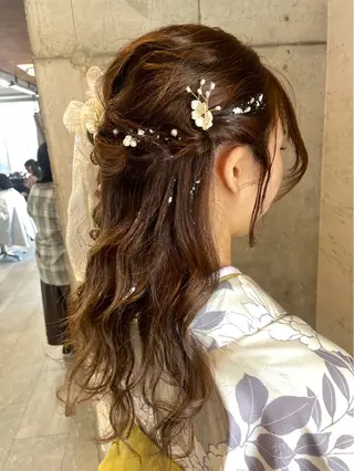 ロング ヘアアレンジ Reve  resort所属・美髪× ヘアセット✨Araiのヘアスタイル