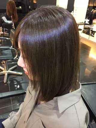 ミディアム カラー 関口 友行のヘアスタイル