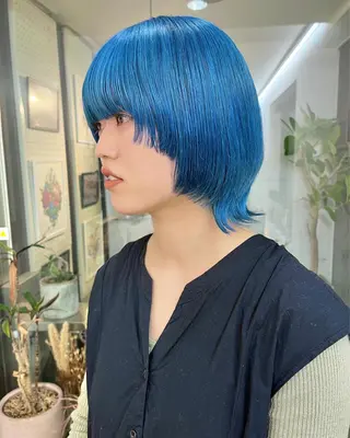 ショート カラー ハイトーン/ ボブ/KAIのヘアスタイル