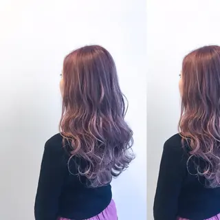 ロング カラー なんば髪質改善カラー Ardoreのヘアスタイル