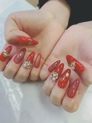 ロング JNA認定講師🌸 RIEのネイルデザイン