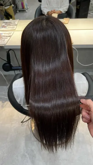 ロング 池袋/似合わせ/縮毛 髪質改善【ugen】のヘアスタイル