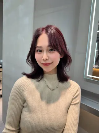 ロング カラー 韓国ヘア/レイヤー Londエレンのヘアスタイル