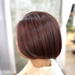 ショート カラー 美容室eTONe仙台駅前所属・艶髪‎カラー🤍 RIKAのヘアスタイル