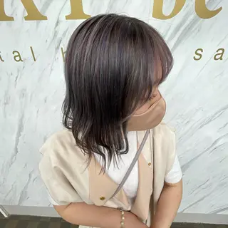 ミディアム カラー 小森 永のヘアスタイル