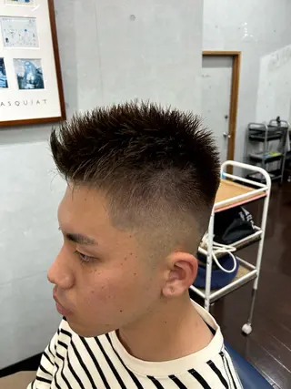 ショート 田場 彪太郎のヘアスタイル