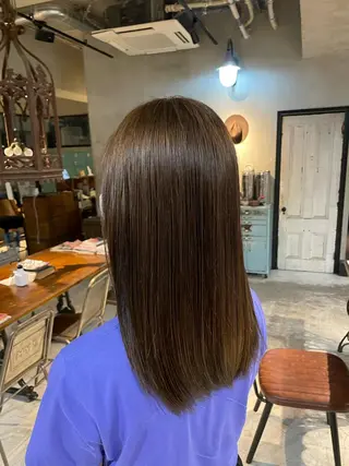 セミロング カラー 🌿透明感/レイヤー 🌿TATSUKIのヘアスタイル