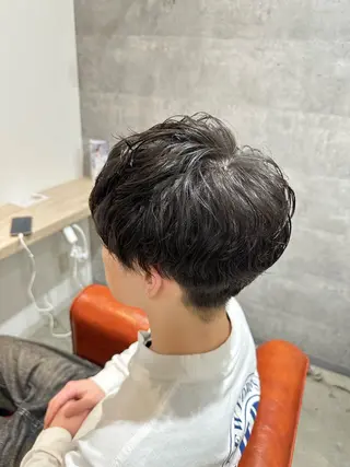 パーマ メンズ 小野 永貴のヘアスタイル