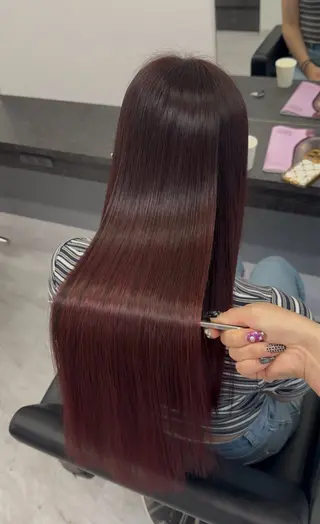 ロング Mi9nonbyRAFTOKYO所属・RAF Yunaのヘアスタイル