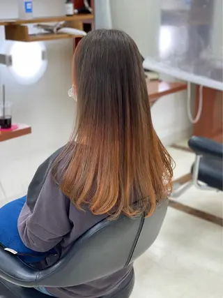 ロング カラー : ) SHIORIのヘアスタイル