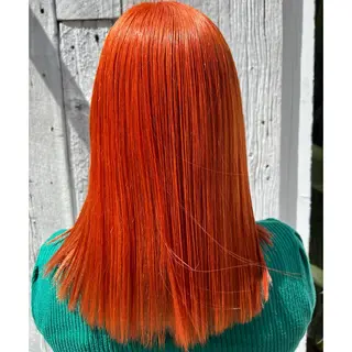 ミディアム カラー ブリーチカラー🦖 岡部木乃夏のヘアスタイル