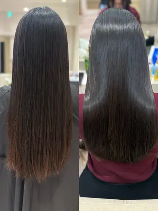 ロング うる艶縮毛矯正/ 小林杏夏のヘアスタイル