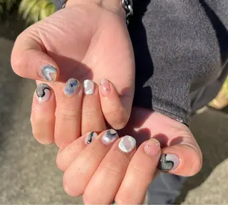 ネイル NailByua 武蔵新城徒歩4分のネイルデザイン