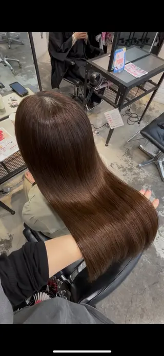 ロング カラー ダメージレス艶カラー MISAKI🦋のヘアスタイル