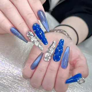 ネイル 長いだし/スカルプ/ パラシェルN.oneのネイルデザイン