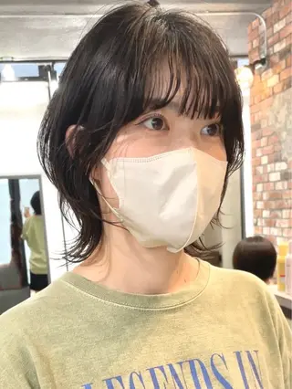 パーマ ナチュラルショート ゆるふわ🌿高橋俊大のヘアスタイル