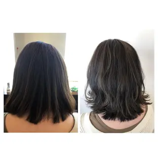 ミディアム やまぐち まりんのヘアスタイル