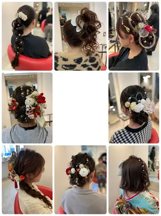 ヘアアレンジ lachiq R+ カイトのヘアスタイル