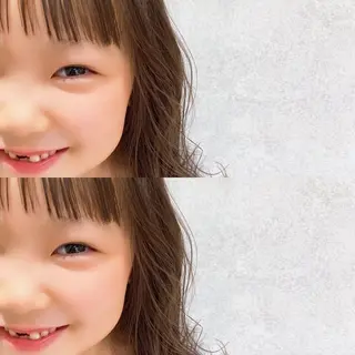 ミディアム キッズ marbles〻 chiharuのヘアスタイル