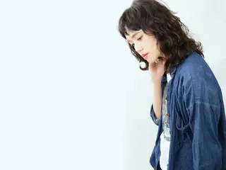 ミディアム パーマ 圧倒的美髪ストレート ツダケイタロウのヘアスタイル