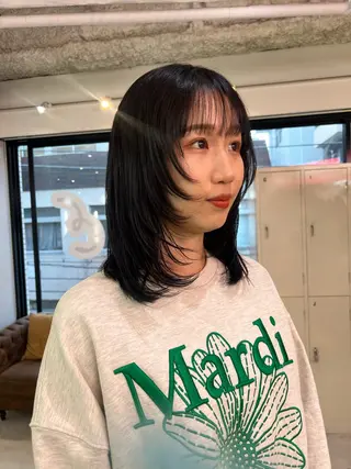 ミディアム 💥ウルフカット デザインあんな💥のヘアスタイル