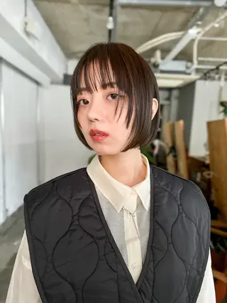 ショート 奥村 紘のヘアスタイル