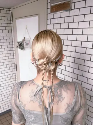 ヘアアレンジ 垢抜けヘアメイク🫧 JURI🪽のヘアスタイル