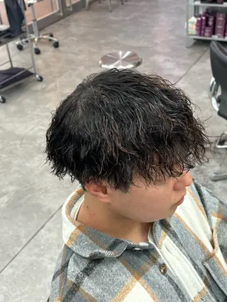 ショート パーマ メンズ お悩み解消✨/ メンズパーマ✨/直樹のヘアスタイル