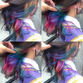 ミディアム カラー 原宿サロン代表 デザインカラー伊藤卓のヘアスタイル