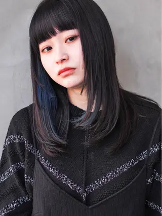 ミディアム ショート・ボブ 徳竹淳一のヘアスタイル