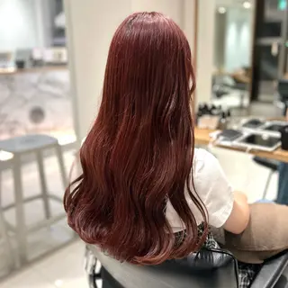 カラー ︎︎🌟韓国艶カラー ︎🌟璃奈 (ﾘﾅ)のヘアスタイル