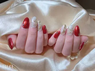 ネイル ネイルサロンAiri 長さ出し·シンプルのネイルデザイン