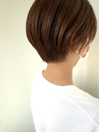 ショート カラー 江上拓郎/ショート /酸性ストレートのヘアスタイル