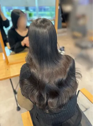 ロング 宮本 優のヘアスタイル