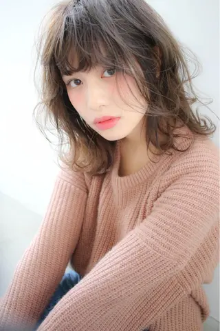 ショート ミディアム セミロング カラー Lehm所属・表参道/さあ や/大人ナチュラルのヘアスタイル