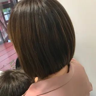 ミディアム ママ美容師 ＊ヒマワリのヘアスタイル