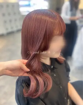 カラー 透明感カラー୨୧ 松山理桜🩰˖ ࣪⊹のヘアスタイル