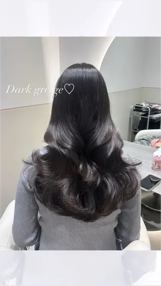 ロング カラー 🩷韓国ヘア/ヨシン モリ🩷Maikaのヘアスタイル