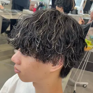 ミディアム カラー ヘアアレンジ メンズ fifth Tokyo所属・fifth 石川 凪のヘアスタイル